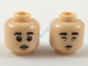 Деталь Лего Голова Минифигурки Двусторонняя Цвет Светло-Телесный