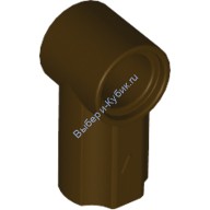 Деталь Лего Техник Коннектор Угловой #1 Цвет Темно-Коричневый