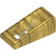 Деталь Лего Скос 2 х 1 х 2/3 С 4 Прорезями Цвет Перламутрово-Золотой