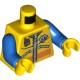 Деталь Лего Торс С Рисунком Цвет Желтый