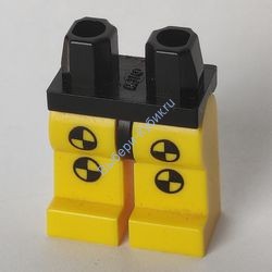 Деталь Лего Ноги С Рисунком Цвет Черный