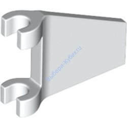 Деталь Лего Флаг 2 х 2 Трапециевидный Цвет Белый