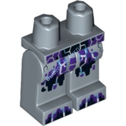 Деталь Лего Ноги С Рисунком Цвет Песочно-Голубой