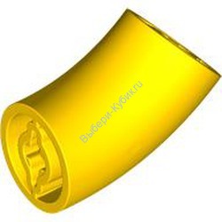Деталь Лего Кубик Круглый 2 х 2 Изогнутый Цвет Желтый