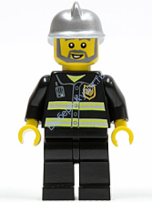 Минифигурка Лего Сити - Пожарный