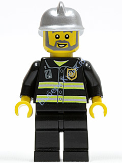 Минифигурка Лего Сити - Пожарный