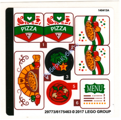 Наклейки К Набору Лего 41311 - (29773/6175463)