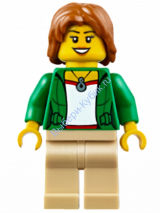Минифигурка Лего - Туристка - Женщина cty0624