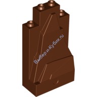Деталь Лего Камень / Кристалл Панель 2 х 4 х 6 Цвет Коричневый