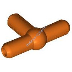 Деталь Лего Техник Т Планка Вторая Версия Цвет Красно-Оранжевый