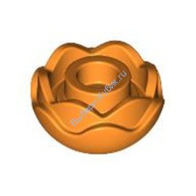 Деталь Лего Цветок Пионовидная Роза Цвет Оранжевый