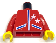 Деталь Лего  Торс Цвет Красный