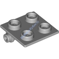 Деталь Лего Петля 2 х 2 Верх Цвет Светло-Серый