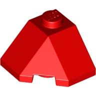 Деталь Лего Клин 2 х 2 (Скос 45 Угол) Цвет Красный
