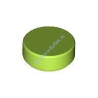 Деталь Лего Плитка Круглая 1 х 1 Цвет Лайм