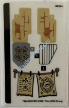 Наклейки к набору Лего 76387