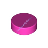 Деталь Лего Плитка Круглая 1 х 1 Цвет Темно-Розовый