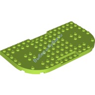 Деталь Лего Кубик Модифицированный 8 х 16 х 2/3 С Углублениями 1 х 4 С Закругленными Углами Цвет Лайм
