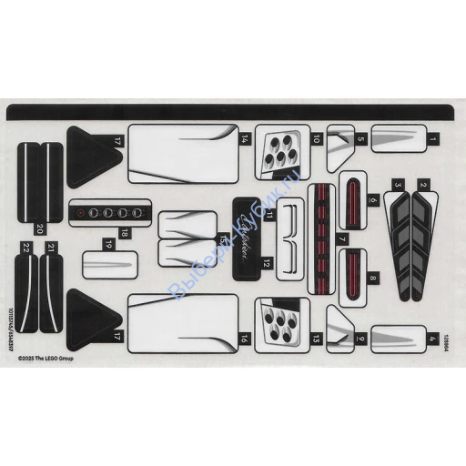 Наклейки К Набору 77240 (10113745/6548397)