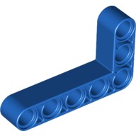 Деталь Лего Техник Бим 3 х 5 L-Формы Толстый Цвет Синий