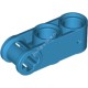 Деталь Лего Техник Коннектор Перпендикулярный 3L С Двумя Пин-Отверстиями Цвет Темно-Лазурный