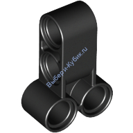 Деталь Лего Техник Пин Коннектор Перпендикулярный Двойной 3L Цвет Черный