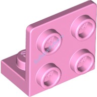 Деталь Лего Кронштейн 1 х 2 2 х 2 Перевернутый Цвет Ярко-Розовый