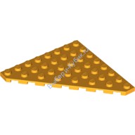 Деталь Лего Пластина Клин 8 х 8 Обрезанный Угол Цвет Ярко-Светло-Оранжевый