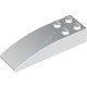 Деталь Лего Скос Закругленный 6 х 2 Цвет Белый