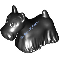 Деталь Лего Собака Шотландский Терьер Цвет Черный