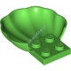 Деталь Лего Ракушка Цвет Ярко-Зеленый