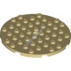 Деталь Лего Пластина Круглая 8 х 8 С Отверстием Цвет Песочный