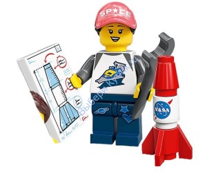 Минифигурка Лего Коллекционная (в упаковке, полный комплект) Космический Механик