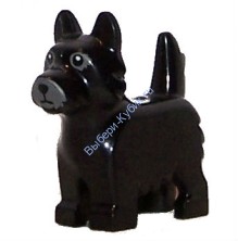 Деталь Лего Собака терьер Цвет Черный