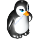 Деталь Лего Пингвин Цвет Черный