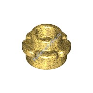 Деталь Лего Пластина Круглая 1 х 1 С Лепестками (5 Лепестков) Цвет Перламутрово-Золотой