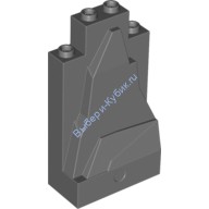Деталь Лего Камень / Кристалл Панель 2 х 4 х 6 Цвет Темно-Серый