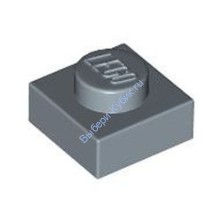 Деталь Лего Пластина 1 х 1 Цвет Песочно-Голубой