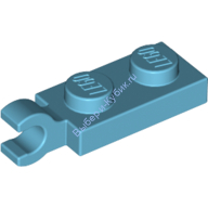 Деталь Лего Пластина 1 х 2 С Горизонтальной Защелкой На Конце Цвет Умеренно-Лазурный