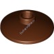 Деталь Лего Тарелка 2 х 2 Перевернутая Цвет Коричневый