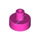 Деталь Лего Плитка Круглая 1 х 1 С Держателем Цвет Темно-Розовый