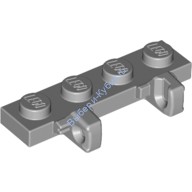 Деталь Лего Петля Пластина 1 х 4 Цвет Светло-Серый