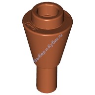 Деталь Лего Конус Для Мороженного Цвет Темно-Оранжевый