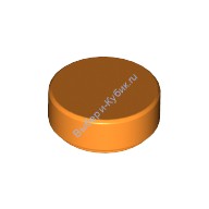 Деталь Лего Плитка Круглая 1 х 1 Цвет Оранжевый