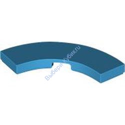 Деталь Лего Плитка Круглый Угол 3 х 3 Макарони Широкая Цвет Темно-Лазурный