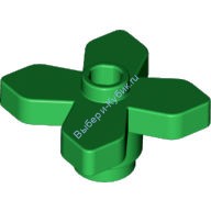 Деталь Лего Цветок 2 x 2 Листья Угловой Цвет Зеленый