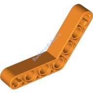 Деталь Лего Техник Бим 1 х 7 Изогнутый (4 - 4) Толстый Цвет Оранжевый