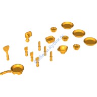 Деталь Лего Блюдо Круглое Цвет Ярко-Светло-Оранжевый