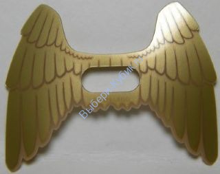 Деталь Лего Крылья С Золотыми Перьями Цвет Прозрачный