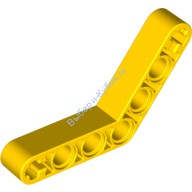 Деталь Лего Техник Бим 1 х 7 Изогнутый (4 - 4) Толстый Цвет Желтый